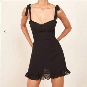 NWT Reformation Christine dress in Black Size 0